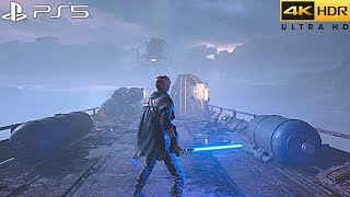 Star Wars Jedi Fallen Order PS5 4K 60FPS HDR Gameplay  PS5 Version [upl. by Iolande]