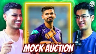 IPL Mock Auction Highlights Teams Go BERSERK For Shreyas Iyer [upl. by Stillmann]