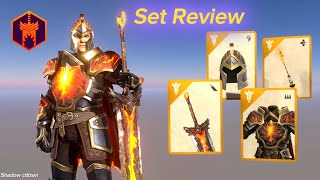 Shadow Fight 3 Hand of Magmarion Set Gameplay Very powerful [upl. by Eirehc]