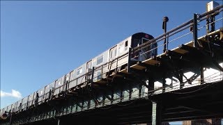 Pelham Bay Park bound R142A 6 Train Switches to the Express Track Street Level View [upl. by Devora]