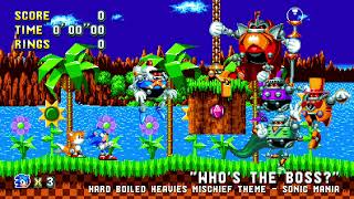 quotWhos the Bossquot HardBoiled Heavies Mischief Theme  Sonic Mania 16Bit Remix [upl. by Eilime]