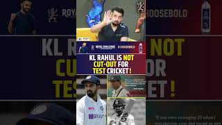 KL RAHUL IS NOT CUTOUT FOR TEST CRICKET klrahul testcricket bgt [upl. by Leahcir]