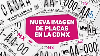 CDMX cambia imagen de las placas de autos [upl. by Aneetsyrk]