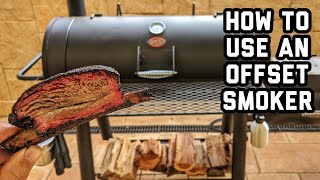 How to Use an Offset Smoker for Beginners [upl. by Ollehto]