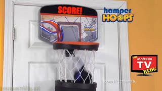 Hamper Hoops As Seen On TV Commercial Buy Hamper Hoops As Seen On TV Basketball Hoop Laundry Basket [upl. by Ulysses]