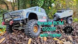 Gmade BOM GS02F with trailer Autumn Trip [upl. by Alledi]