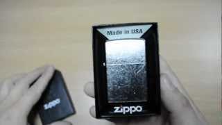 Зажигалка Zippo 207 Street Chrome [upl. by Lahpos450]