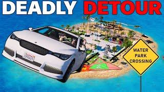 I CREATED THE DEADLIEST WATER PARK DETOUR  GTA 5 RP [upl. by Jaquelin]