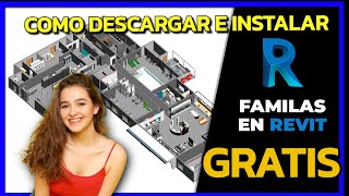 Como descargar e instalar familias de Autodesk Revit 202 Revit 2023 Revit 2021 Revit 2022 [upl. by Ynaoj]