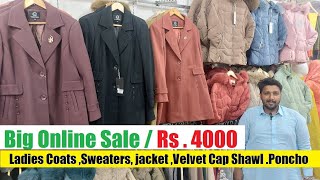 Ladies Coats Sweaters jacket Velvet Cap Shawl Winter Poncho RawalpindiIslamabad Pakistan 2025 [upl. by Anayaran]