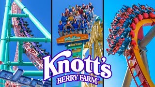 Top 10 Fastest Rides amp Roller Coasters at Knotts Berry Farm [upl. by Theis371]