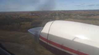 Bearskin Airlines Fairchild Metro 23 Takeoff from Rouyn Noranda Canada [upl. by Naasah]