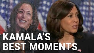 Kamala Harriss fiercest moments  from sparring with Mike Pence to coconuts [upl. by Haisoj36]