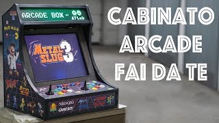 Come Costruire un Arcade Box Cabinat  Retrogaming con Raspberry  Fai Da Te ft Mattley [upl. by Atinel40]