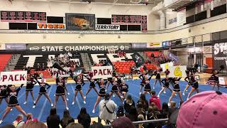 Eastlake High School Wolves  WIAA State Cheerleading Championships 2024 [upl. by Rimas]