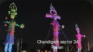 Chandigarh sector 34 Ravan  Aaryan Garg [upl. by Corb]