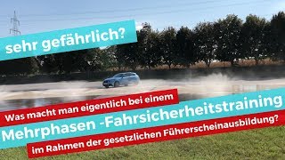 Was macht man beim Fahrsicherheitstraining im Rahmen der Führerscheinausbildung Sehr gefährlich [upl. by Janiuszck97]