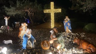 Nativity grotto at Bronners CHRISTmas Wonderland [upl. by Alonzo]