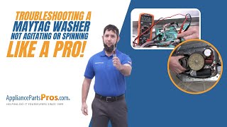 How To Troubleshoot A Maytag Washer Not Agitating Or Spinning [upl. by Aldwin]