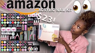 Amazon nail kit for beginners  is it any good  Reshe [upl. by Llenrac266]