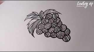 quotStepbyStep Grape Drawing Tutorial Unleash Your Creative Juicesquot [upl. by Liagibba687]