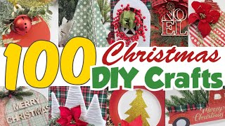 100 AMAZING Dollar Tree DIY Crafts For CHRISTMAS [upl. by Britte]