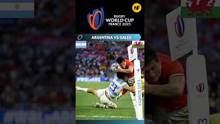 ARGENTINA vs GALES  Cuartos de Final Mundial 2023  NiuFocus argentina shorts rugby world [upl. by Beane]