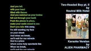 NEUTRAL MILK HOTEL  TWOHEADED BOY PT 2 KARAOKE VERSION aphk [upl. by Rainah]