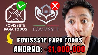 FOVISSSTE PARA TODOS 2023 ¿Cuánto se puede Ahorrar en tu Crédito Hipotecario ¡Si conviene [upl. by Nivrehs452]