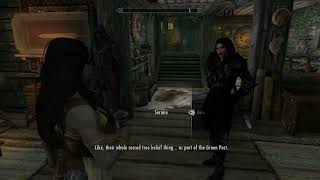 Serana dialogue add on Seranas opinion on Auri [upl. by Tandi]