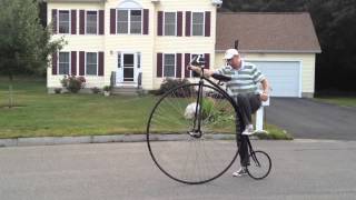 How to ride a Penny Farthing by Nate natel2046 [upl. by Popelka]