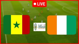 🔴LIVE Senegal vs Cote DIvoire  Africa Cup of Nations 2024 Match Highlights Video Game Simulation [upl. by Monahon102]