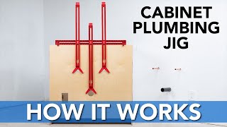 True Position Tools Cabinet Plumbing Jig How it Works [upl. by Yt]