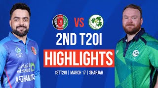 FULL MATCH HIGHLIGHTS  AFGHANSITAN vs IRELAND  2ND T20I  Ireland Tour of Afghanistan 2024  ACB [upl. by Siraval]