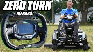 EGO Z6 Zero Turn Mower with ESteer  ZT4205S Lawn Mower Review and HandsOn [upl. by Annoyek]