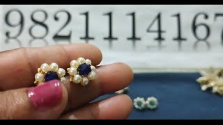 Traditional moti topsstarting price ✨ Rs 60 amp youtubevideo earrings ytvideo tranding [upl. by Lyontine872]