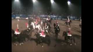 GHR generalprøve British Household Cavalry Musical Ride 34 [upl. by Nosneh]