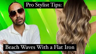 How to do Beach Waves with a Flat Iron [upl. by Caitlin]