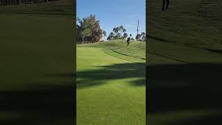 Rancho Vista Golf Course Hole 3 Par 5 Hole out 65 Yards Golf Shot [upl. by Ynattyrb157]