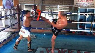 Muay Thai Training Thailand  Yasin Seiwasser [upl. by Ydderf]