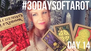 30daysofTarot with Naha quotAlcheMystic Woodcutquot 14 [upl. by Borrell]