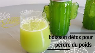 Recette pour perdre du poids rapidement jus brûle graisse maisonjus detox [upl. by Holbrooke]