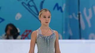 VERONIKA ZHILINA  Short Program  Russian Test Skates 2023  Cant Help Falling in Love Remix [upl. by Doralia367]