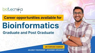 Bioinformatics Career Opportunities For Bsc  Btech  Msc  Mtech  Detailed Discussion [upl. by Burnsed]