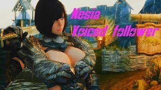 Voiced Follower Neisa skyrim Mod [upl. by Netfa372]