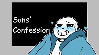 Sans Confession Undertale Comic Dub Valentines Day Special [upl. by Ifok]