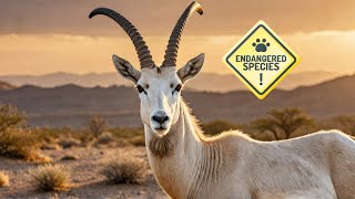 The Addax Antelope  The Worlds Most Endangered Animal [upl. by Aleyak]