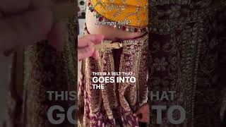 This lehenga belt hack lets you adjust the fit on the go  neetujoshartco [upl. by Dola579]