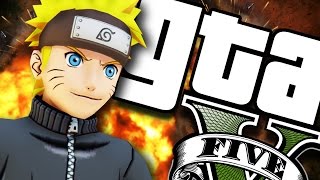 GTA 5 ITA MOD  NARUTO LANCIA IL GAS [upl. by Aenehs]