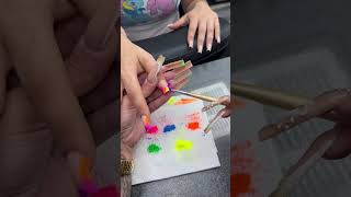 pigment design for beginners 😍youtubereels nails fypシ゚viral naildesigns pigments beginners [upl. by Sugden]